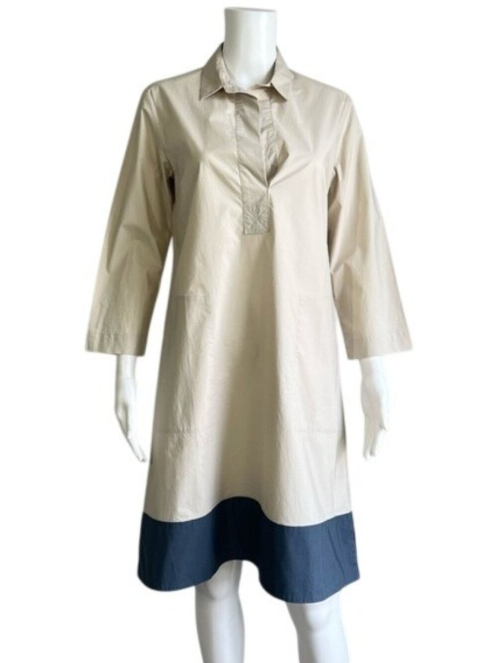 Rosso35 Stretch Cotton Shirt Dress – 6